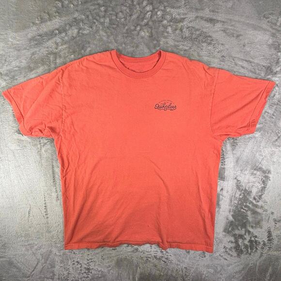Quicksilver Shirt Mens XL Red Mountain & Wave Board Shorts y2k - Picture 3 of 8